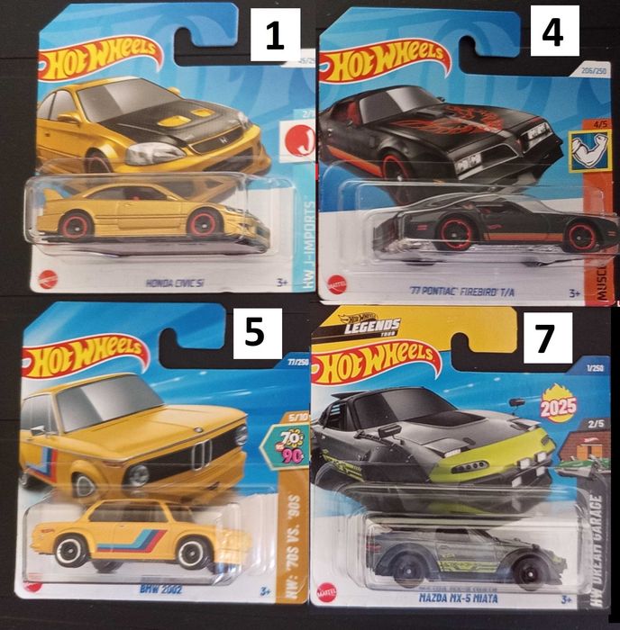 Hot Wheels колички