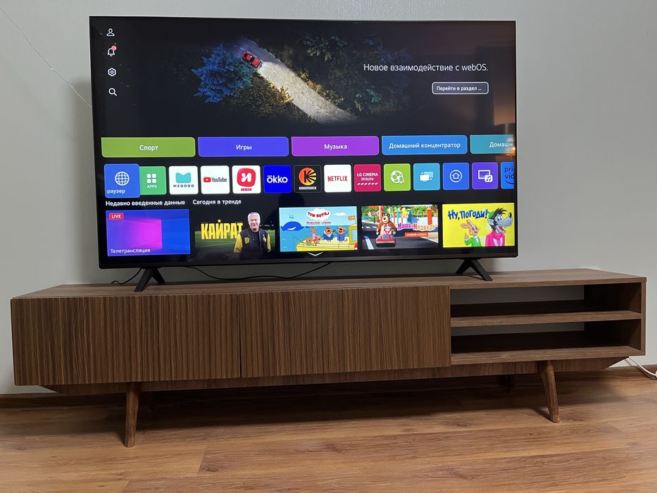 TV-тумба напольная скандинавский стиль