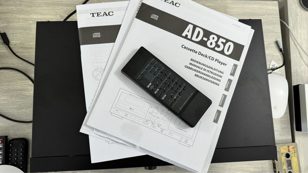 TEAC AD-850 Player CD / casetofon