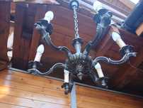Candelabru bronz masiv