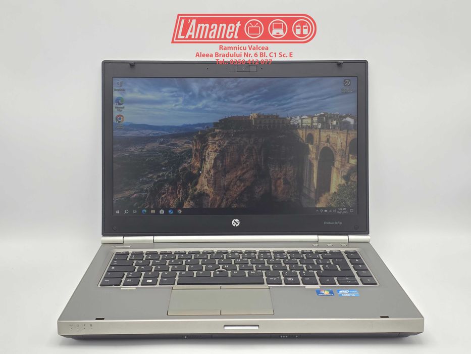 Laptop 14" HP EliteBook 8470p Intel i5-3320M 8GB Ram 128 GB SSD