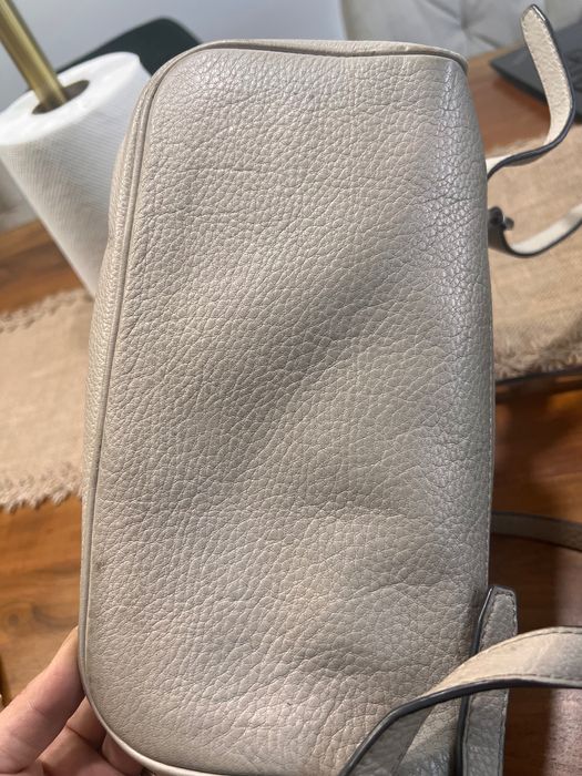 Rucsac ghiozdan MK bej în stare bună original