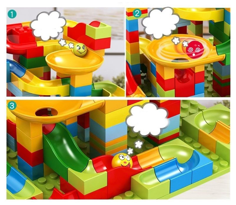 Голям комплект конструктор с 165 части / Плъзгащ блок/