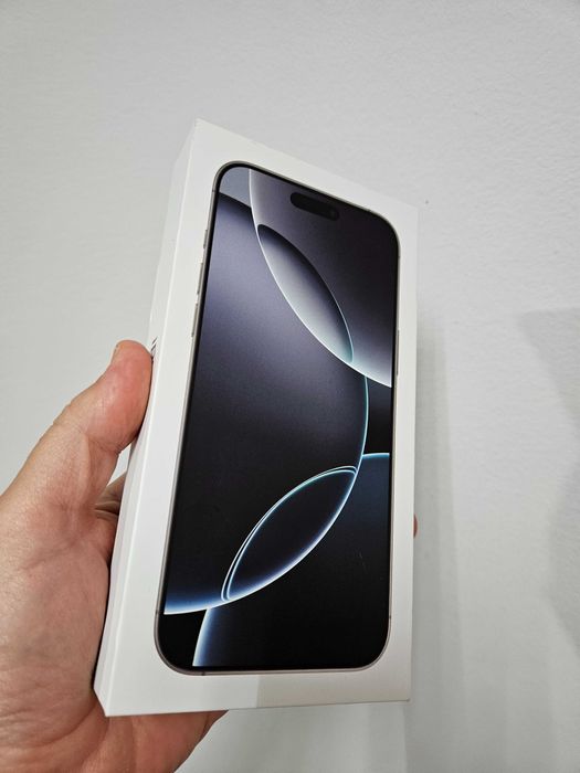 IPhone 16 pro max  256 Gb, la cutie 36 cicluri, 2 ani Garantie.