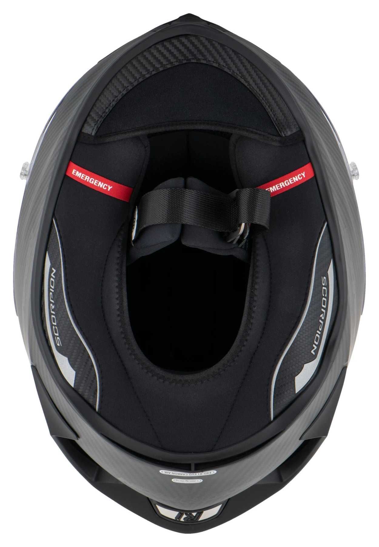 Мото Каска SCORPION EXO-1400 EVO II AIR LINART 2025 Red-black,очила