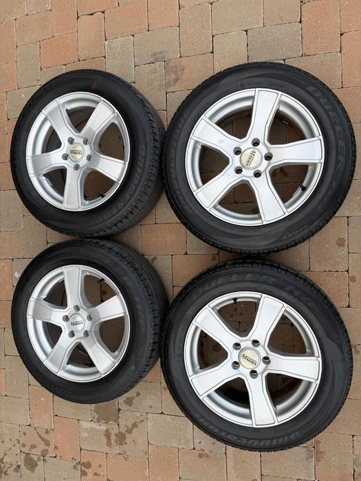 Roti aliaj 5x114,3 17inch Qashqai asx duster 215/60/17 Bridgestone