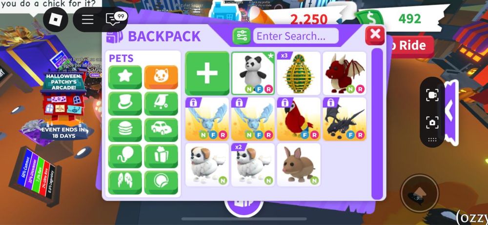 Пэты Питомцы в игре Adopt me Адопт Ми