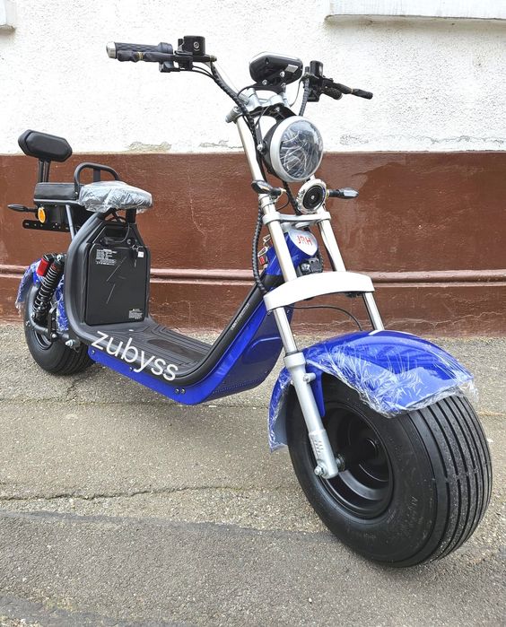 Scuter Electric City Coco Harley 20Ah 45kmh Fara Permis Full Led