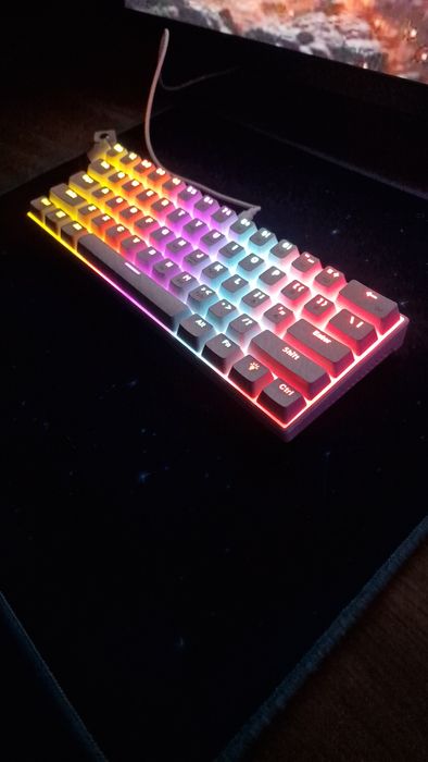 Tastatura/keyboard gaming  mechanica  60% Nacodex cu red keys