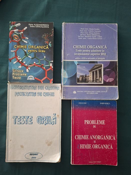Carti / Culegeri Chimie Bacalaureat / Admitere