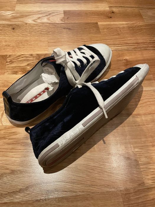 Vand tenisi Prada originali, mărime 40 bleumarin