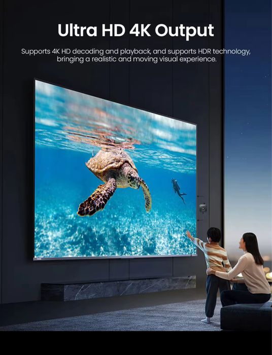 Android TV Box Wired CarPlay Streaming Youtube Netflix IPTV HDMI out