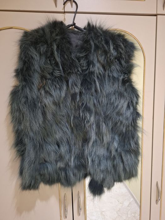 Дамски елек от естествен косъм