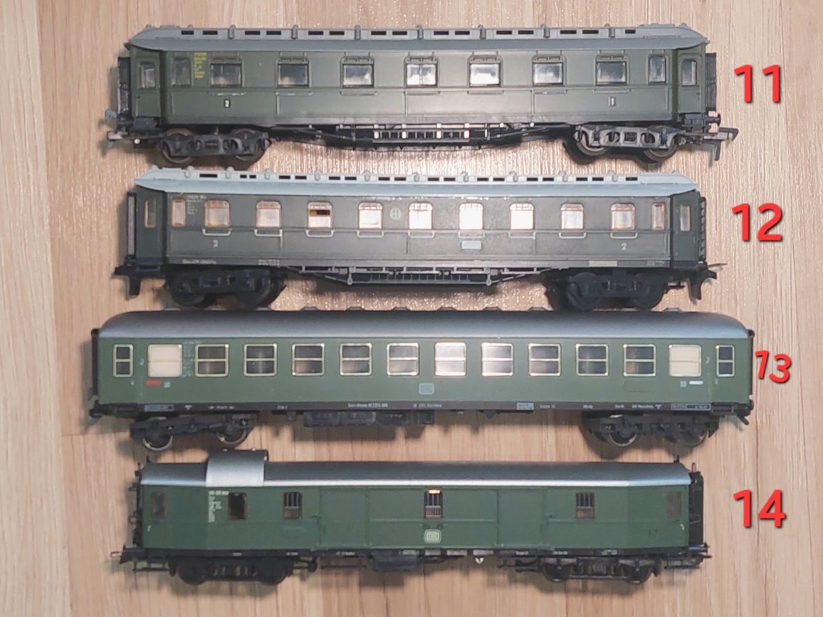 Vagoane călători H0 Roco, Maerklin, Fleischmann, epocile 1, 2, 3