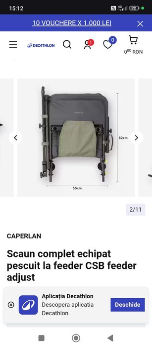 Vand scaun feeder sau schimb cu navomodel plantat