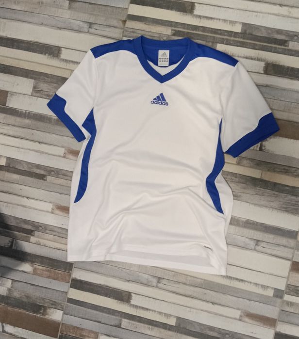 Vintage Addidas синя тениска