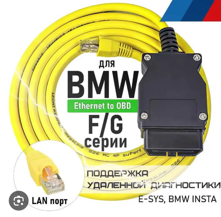 Диагностический сканер BMW ENET E-SYS INPA K+DCAN USB
