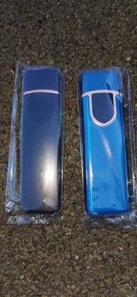 USB  зареждаща запалка ветроустойчива без газ синя или черна
