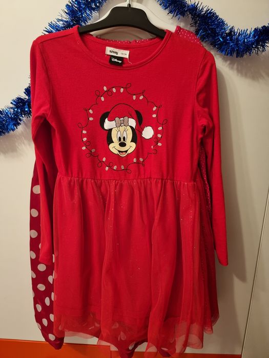 Rochite Minnie, H&M, craciu  128,134,140