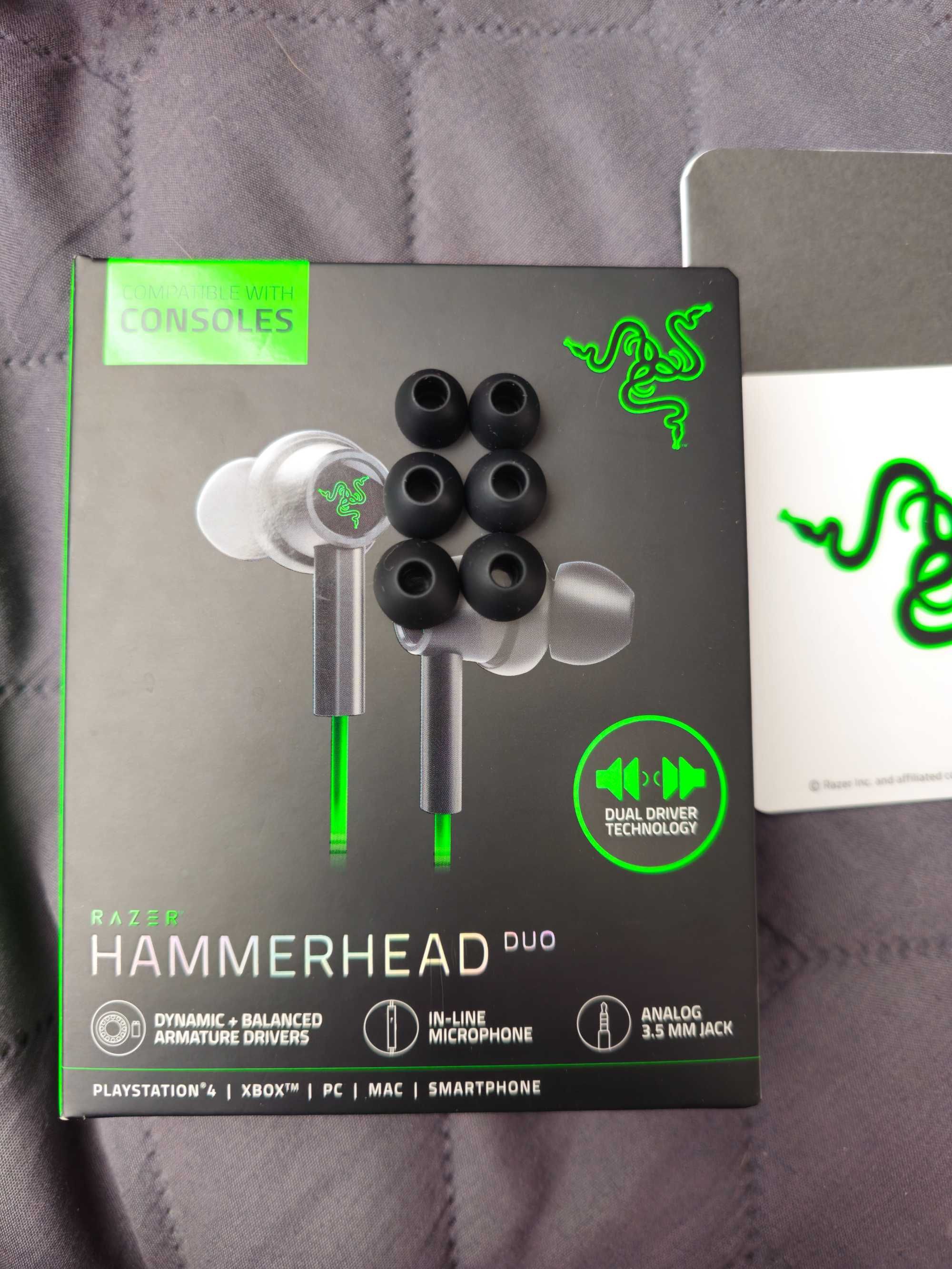 слушалки Razer Hammerhead Duo