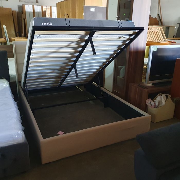 Pat dormitor cu ladă 1,40m/2m