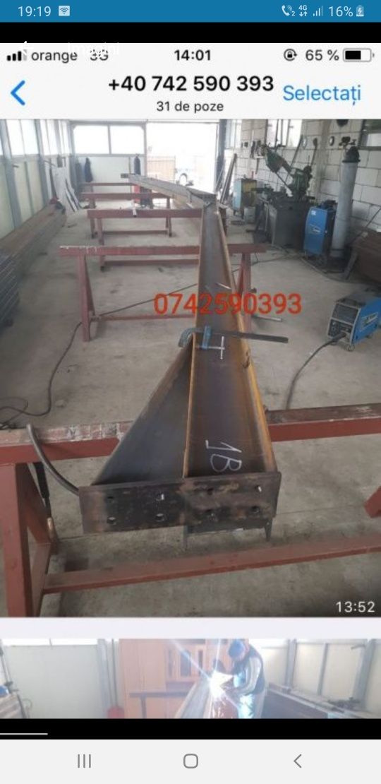 Vand urgent hală metalică 12x30x5,30m ipe 200