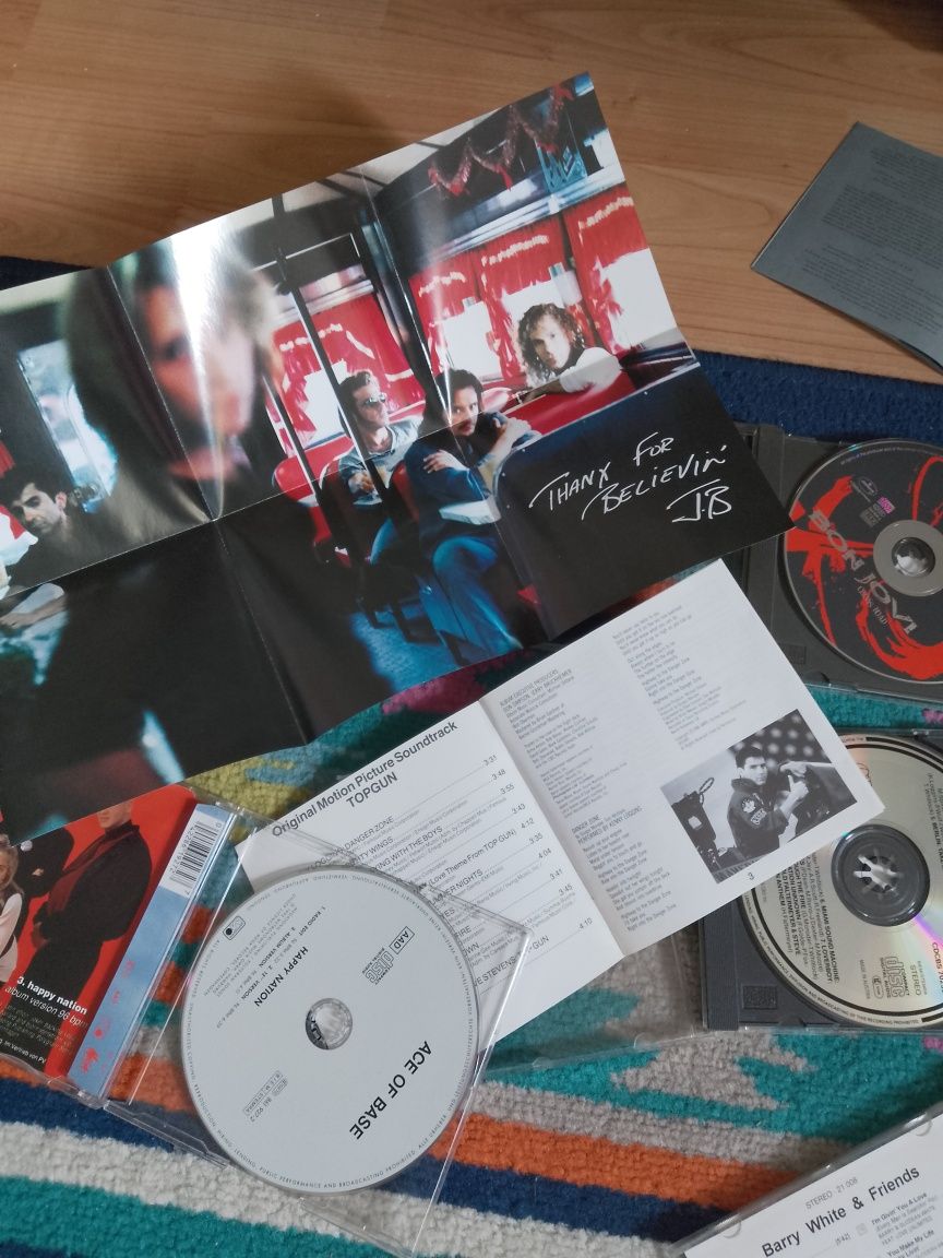 Colecție de 10 cd urî audio -Bon Jovi, Tina Turner, Ace of Base,  Top