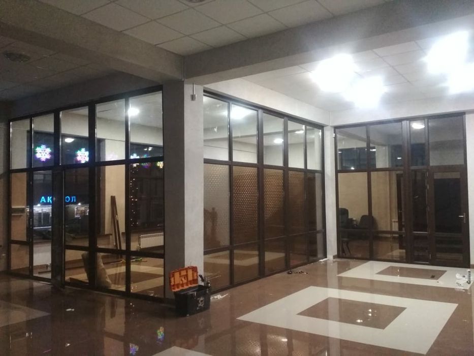 Окна Перегородки Витражи Пластиковые Алюминиевые в Алматы