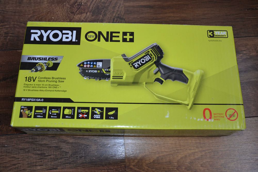 Нов, безчетков, верижен трион Ryobi 18V
