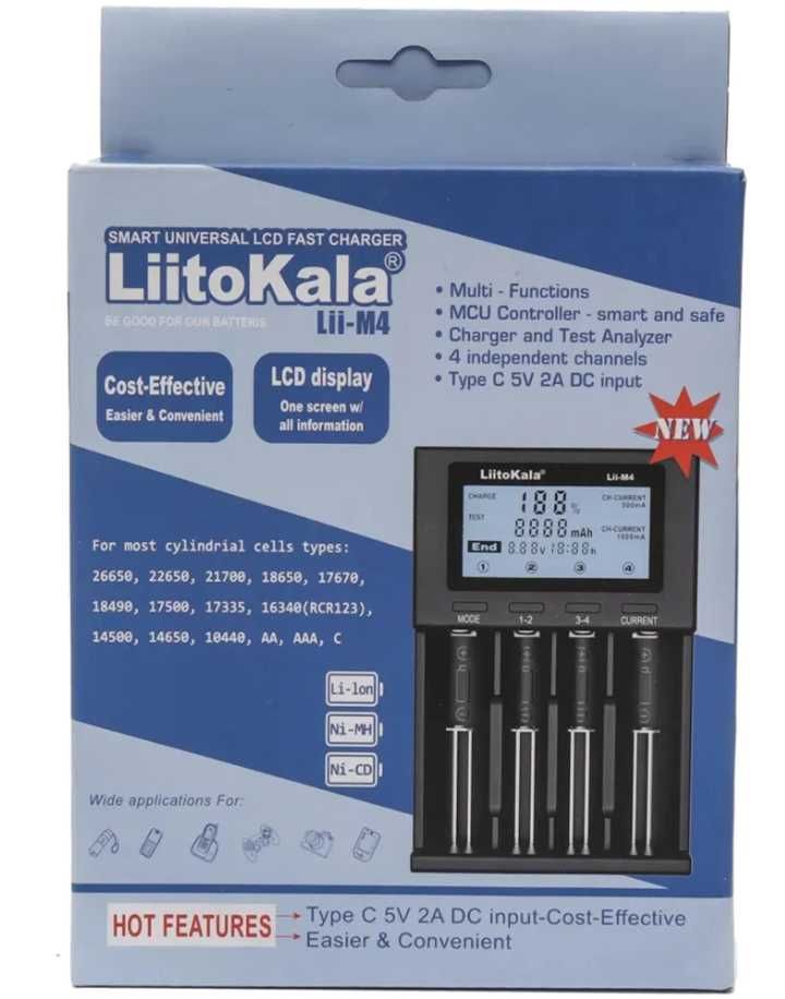 LiitoKala: Lii-M4 умная зарядка и еще поуербанк