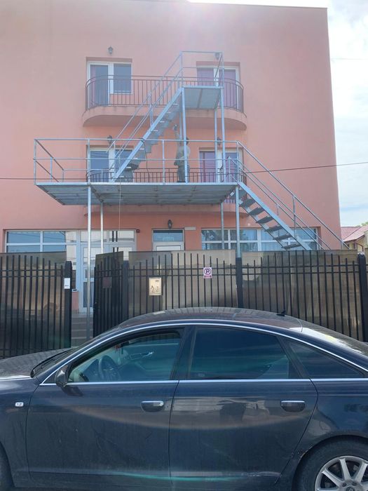 Scara metalica zincata exterioara pt  casa , beci și incendiu ISU