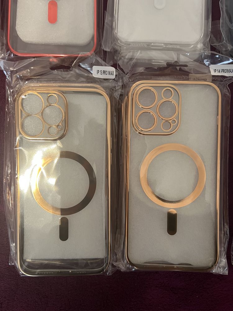 Huse iphone 13,14 promax MagSafe Luxury Shine Silicon