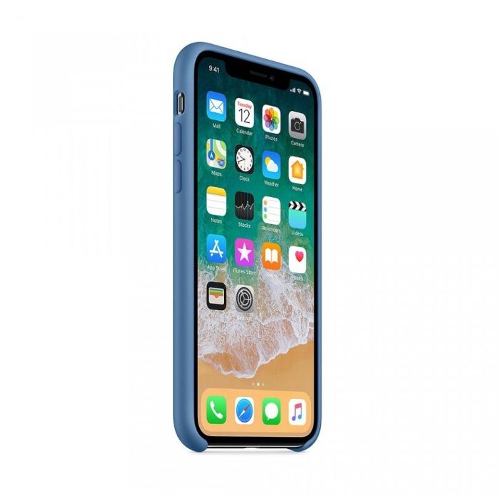 Husa Apple iPhone XS MAX, Silicon antisoc, Albastru