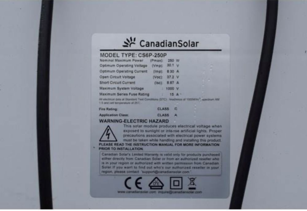 Panouri solare canadiene și baterie 10kw