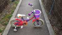 Bicicleta copii cu coșuleț