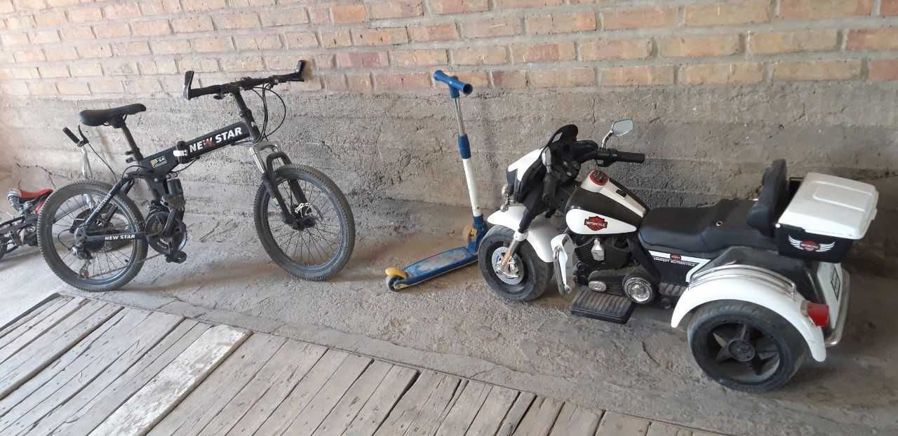 Велик Детский мотоцикл самокат Детский Velik JUDA ZO"R мощный