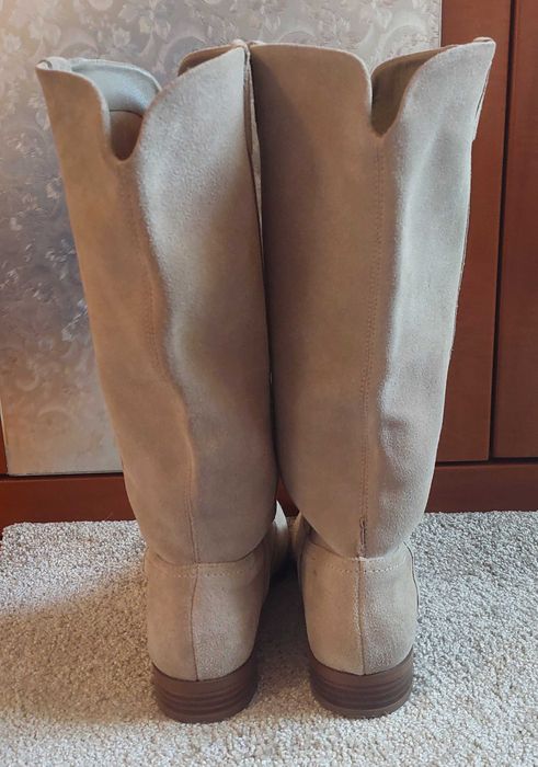 Велурени каубойски ботуши 37 номер