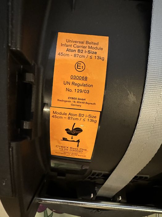 Столче за кола Cybex Aton B2 i-size, сив