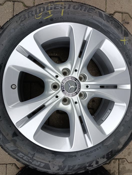 Două jante originale Mercedes C class W 205 17'' la bucată