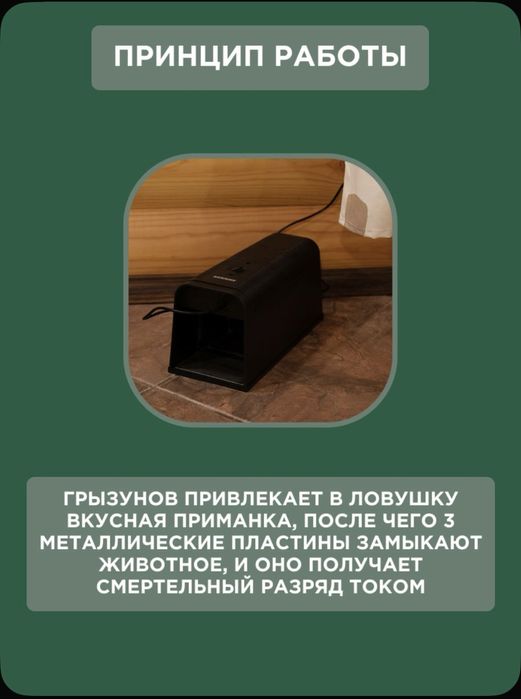 Электрическая крысаловка -мышеловка без мучений грызунов