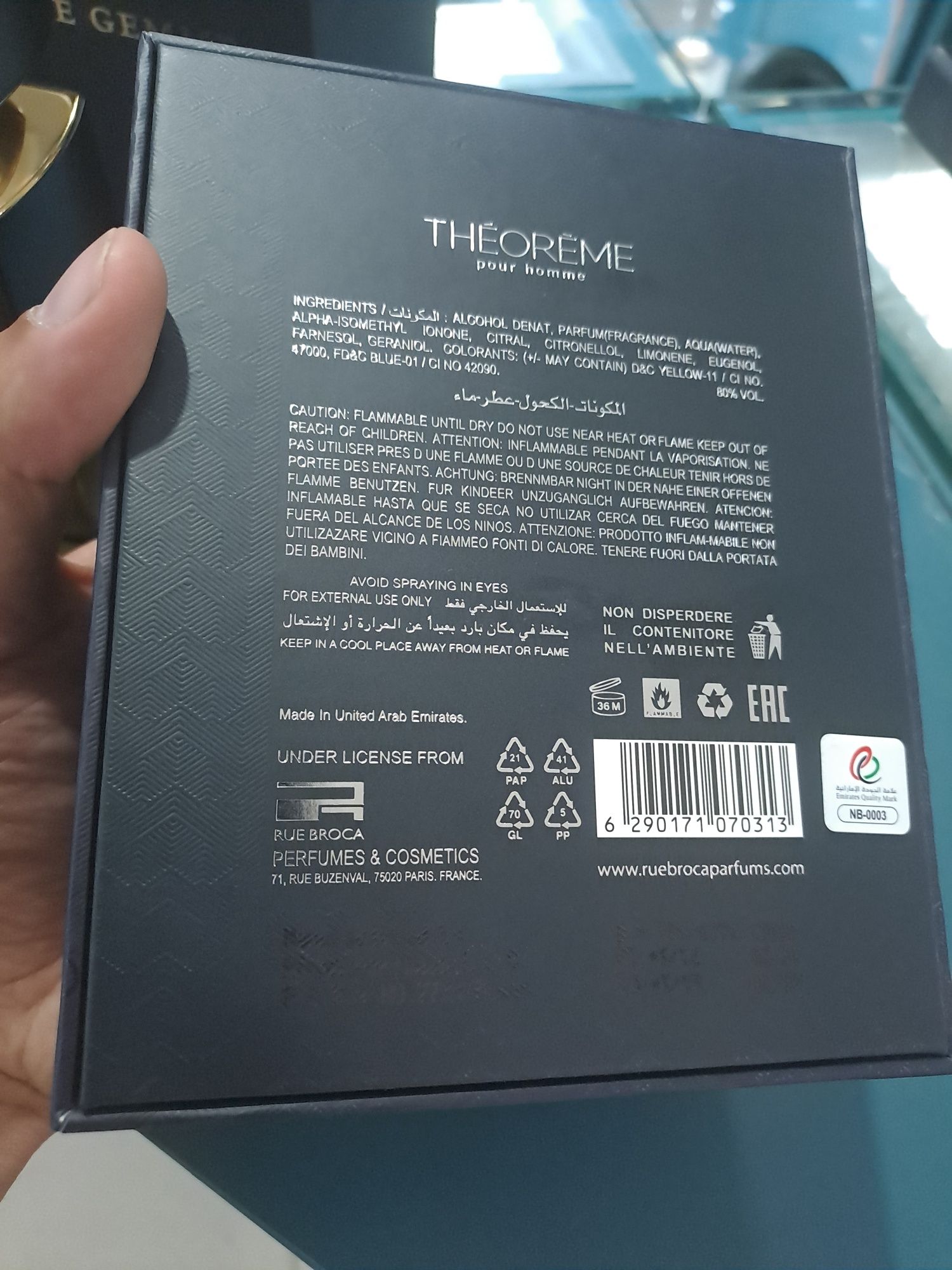 Theoreme pour homme
