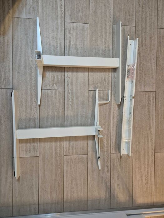 Cadru reglabil pentru blat, alb, IKEA TROTTEN