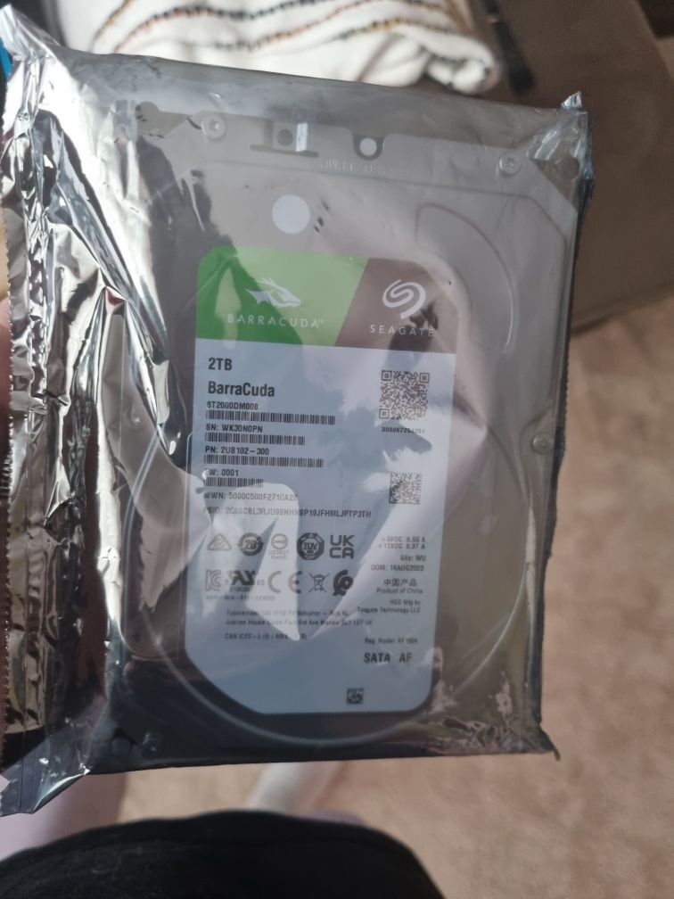 2TB HDD Seagate BARACUDA in folie