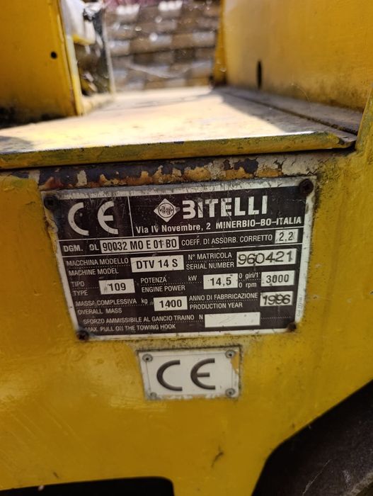 Cilindru compactor Bitteli