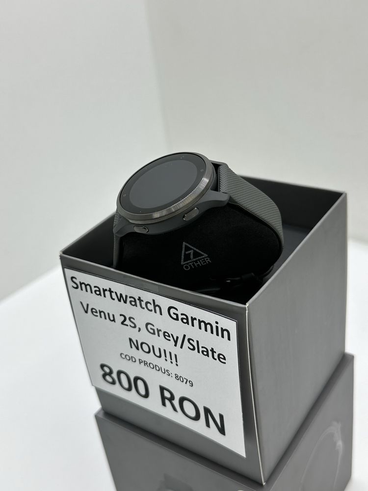 Ceas Smartwatch Garmin Venu 2S GPS Wi-Fi Grey + Slate Nou
