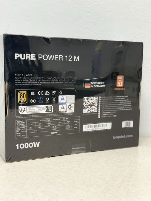 Sursa BeQuiet Pure Power 12M 1000w / NOUA SIGILATA!