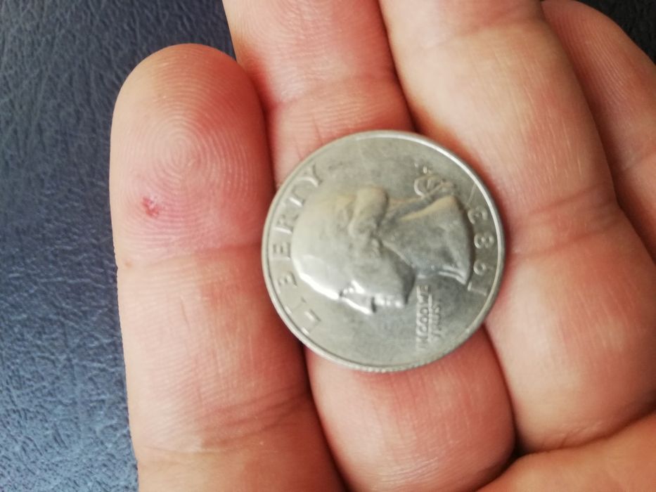 Монета Четвърт(1/4) Долар 1983 г.