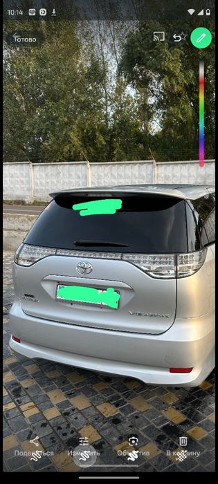 задние фары estima