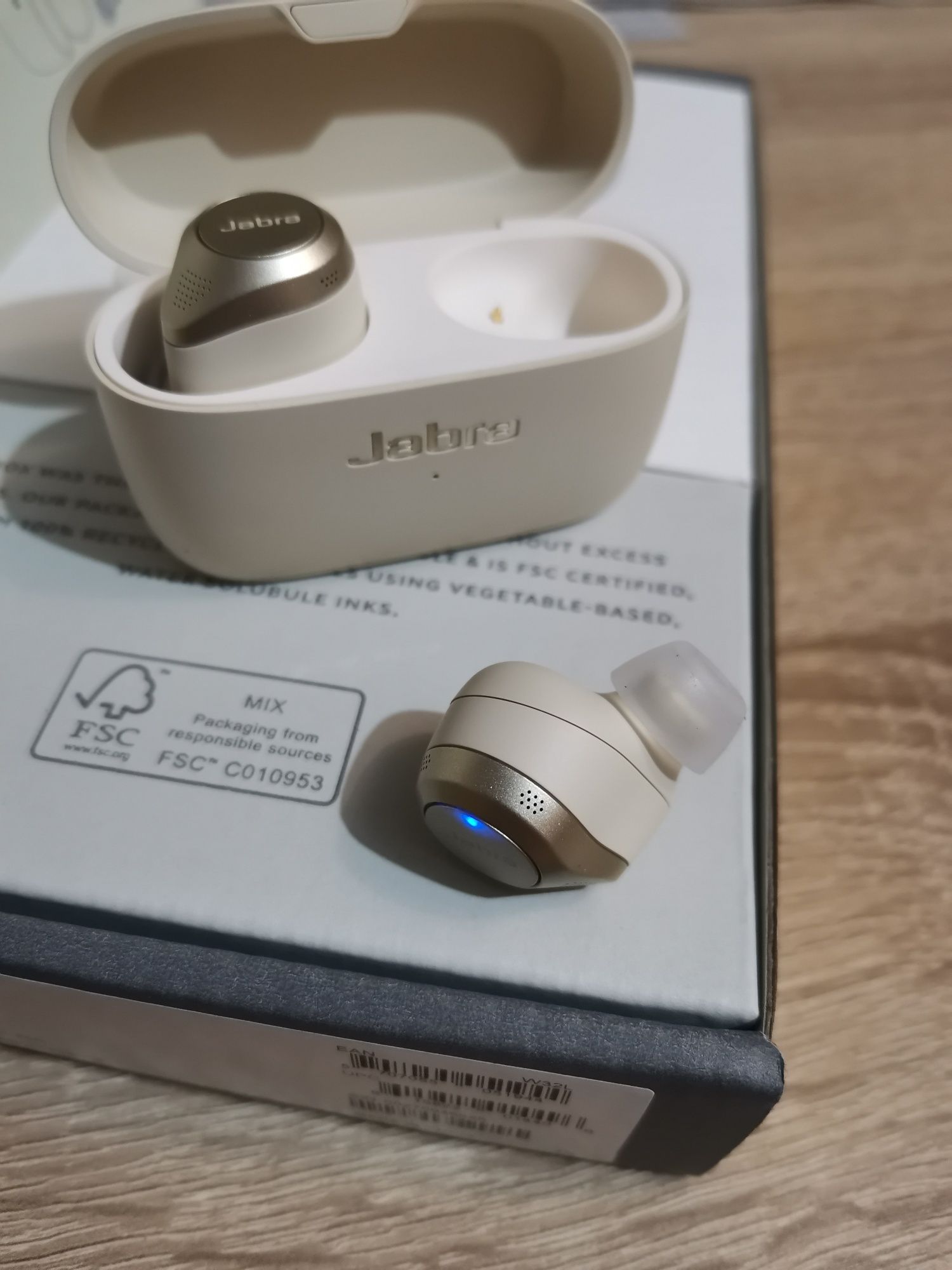 Jabra Elite 85t True Wireless Bluetooth Earbuds, Gold Beige