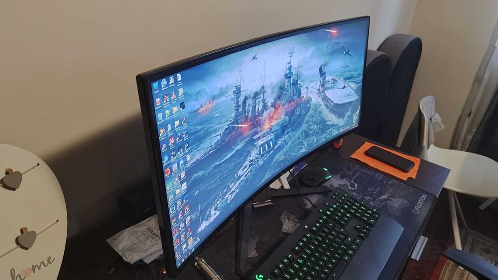 Monitor gaming curbat LG UltraGear, Nano IPS, 1ms, 21:9, de 34''